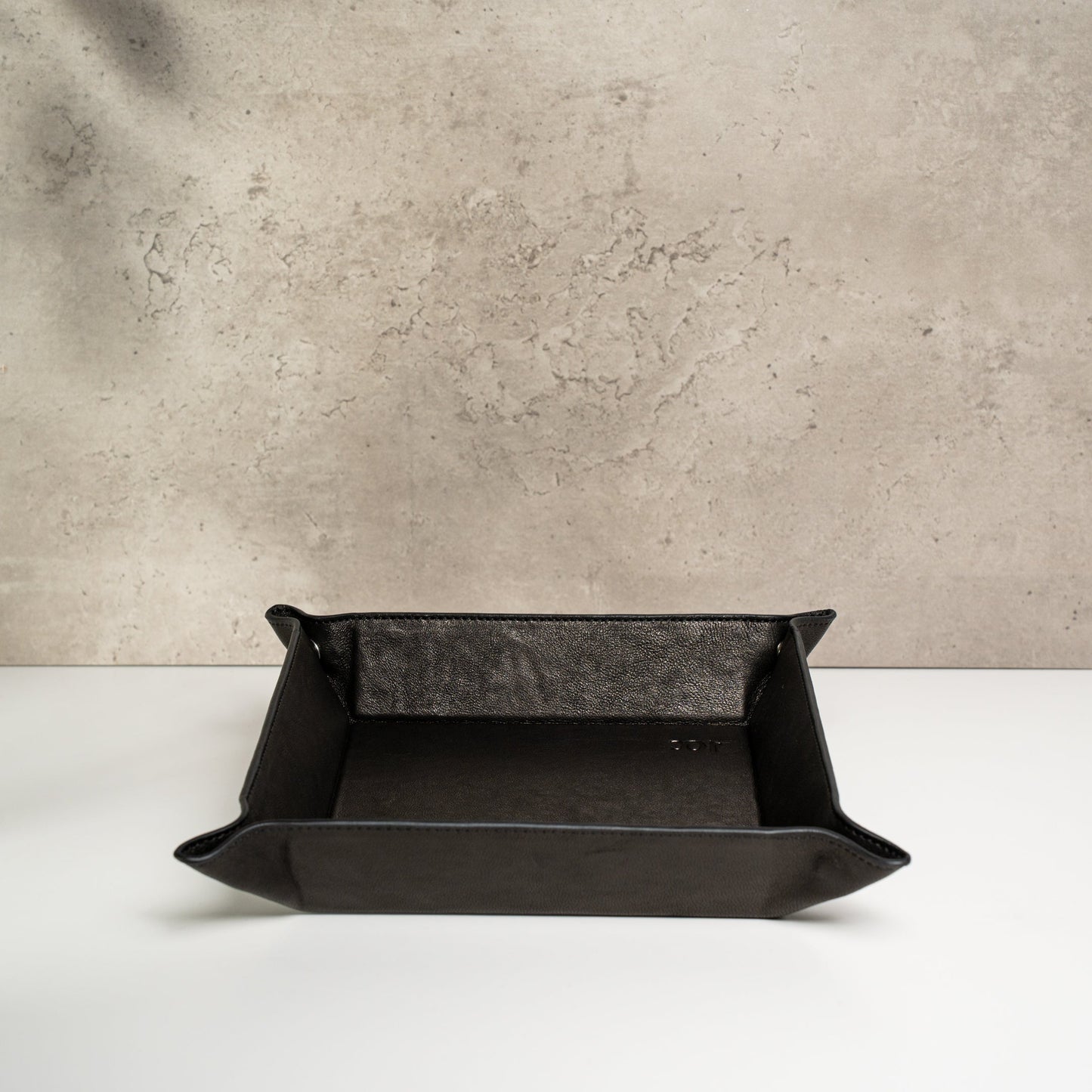 Watch Tray - Black Leather