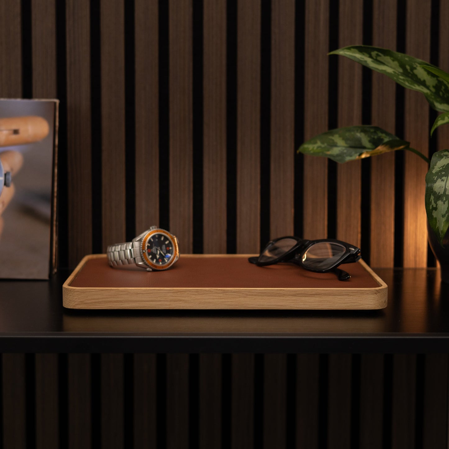 Watch Tray - Natural Oak