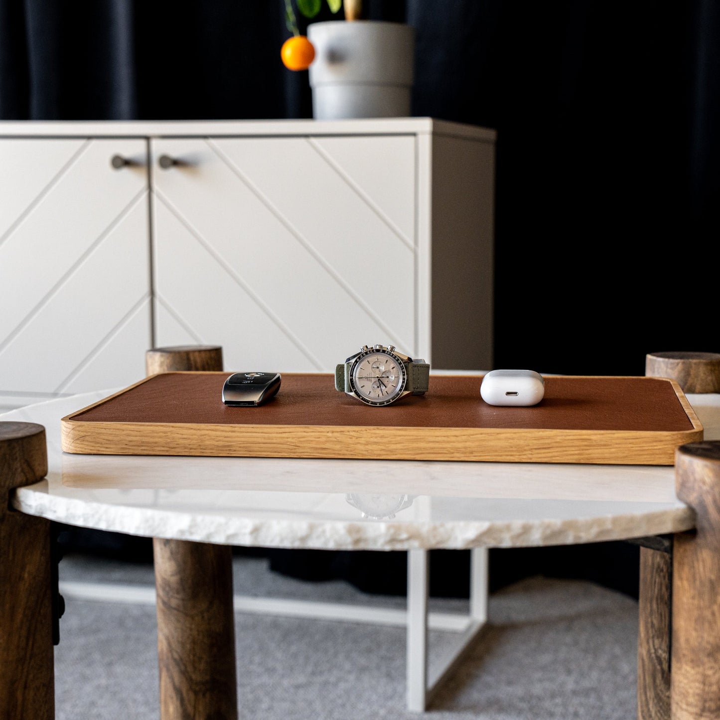 Watch Tray XL - Natural Oak