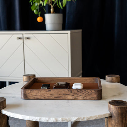 Watch Tray Tall - Dark Oak